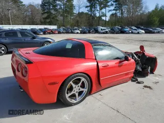 2002 Chevrolet Corvette with VIN 1G1YY22G125112810, listed as a Copart auction lot 48339965 with 100 mi miles and Salvage Title. Bid and sale history available at carsss.com. Image 3.