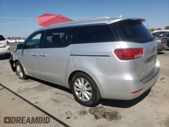 2017 Kia Sedona EX with VIN KNDMC5C1XH6264152, listed as a Copart auction lot 69098454 with 123,954 mi miles and Salvage Title. Bid and sale history available at carsss.com. Image 2.