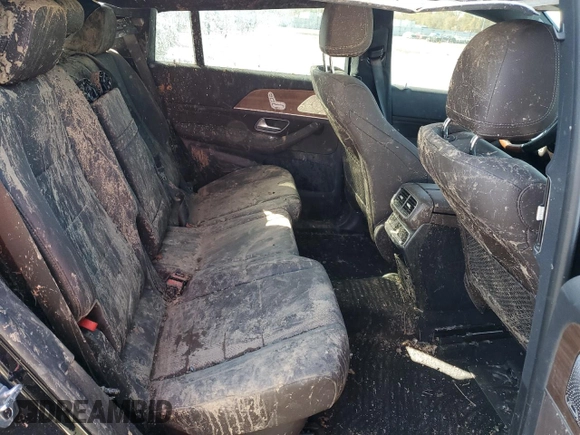 2022 Mercedes-Benz GLS 450 with VIN 4JGFF5KE2NA786573, listed as a Copart auction lot 75948573 with 17,131 mi miles and . Bid and sale history available at DreamBid. Image 10.