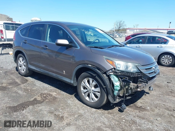 2014 Honda CR-V EX with VIN 2HKRM4H50EH628721, listed as a IAAI auction lot 42064143 with 103,009 mi miles and . Bid and sale history available at carsss.com. Image 1.