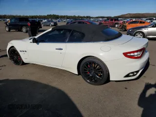 2015 Maserati GranTurismo Sport with VIN ZAM45MMAXF0155477, listed as a Copart auction lot 81116633 with 29,954 mi miles and Salvage title. Bid and sale history available at DreamBid. Image 2.