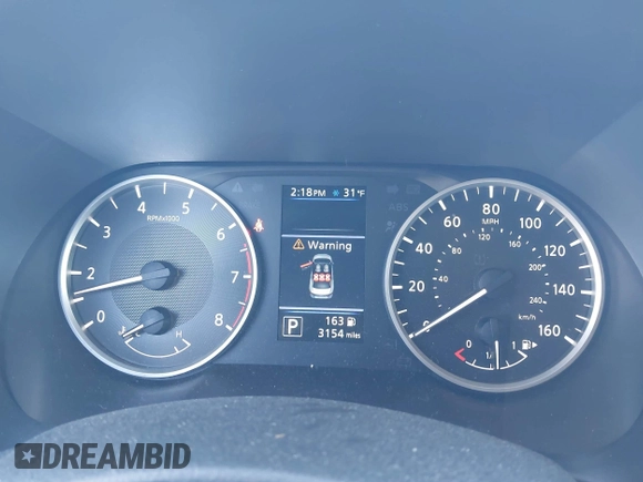 2025 Nissan Sentra S with VIN 3N1AB8BV3SY212859, listed as a IAAI auction lot 41582517 with 3,154 mi miles and . Bid and sale history available at DreamBid. Image 7.