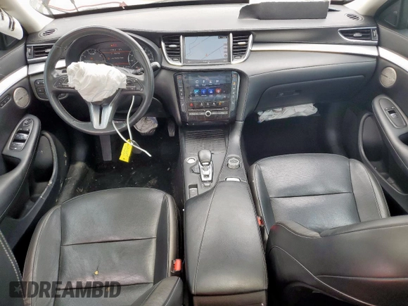 2019 Infiniti QX50 Essential with VIN 3PCAJ5M34KF124523, listed as a Copart auction lot 59371505 with 59,457 mi miles and Salvage title. Bid and sale history available at DreamBid. Image 8.