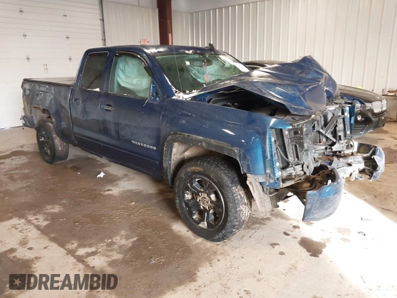 2016 Chevrolet Silverado 1500 LT with VIN 1GCVKREC5GZ296369, listed as a IAAI auction lot 41262302 with 122,859 mi miles. Bid and sale history available at carsss.com. Image 1.