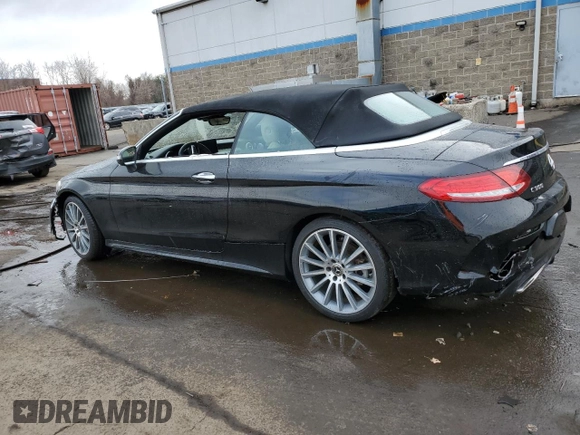 2018 Mercedes-Benz C 300 with VIN WDDWK4KB1JF615509, listed as a Copart auction lot 49956135 with 25,030 mi miles and Salvage title. Bid and sale history available at DreamBid. Image 2.