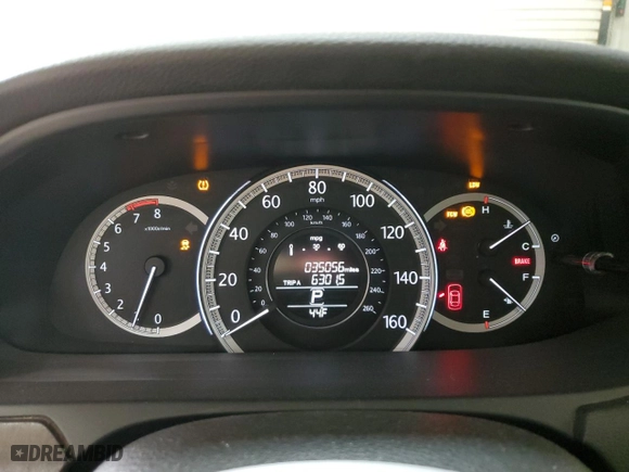 2014 Honda Accord Sedan EX-L with VIN 1HGCR2F89EA130129, listed as a Copart auction lot 52180345 with 35,056 mi miles and Salvage Title. Bid and sale history available at carsss.com. Image 9.