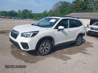 2021 Subaru Forester Premium with VIN JF2SKAJC9MH496376, listed as a IAAI auction lot 42491525 with 25,276 mi miles and . Bid and sale history available at DreamBid. Image 18.