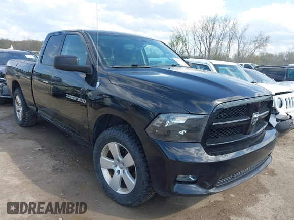 2012 Ram 1500 Express with VIN 1C6RD7FT6CS303547, listed as a IAAI auction lot 42091383 with 176,122 mi miles and . Bid and sale history available at DreamBid. Image 1.