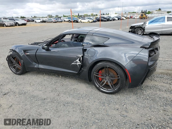 2018 Chevrolet Corvette Z06 2LZ z VIN 1G1YS2D64J5600282, wystawiony jako Copart lot #56250545 z przebiegiem Nie podano mil oraz Szkoda całkowita • Salvage title. Historia ofert i sprzedaży dostępna na DreamBid. Obrazek 2.