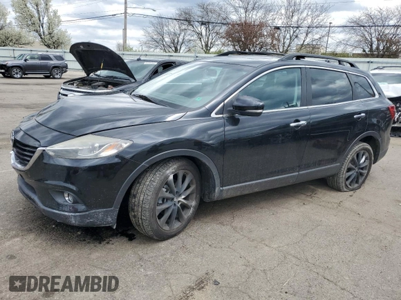 2015 Mazda CX-9 Grand Touring with VIN JM3TB3DA5F0460783, listed as a Copart auction lot 51523625 with 84,106 mi miles and Salvage Title. Bid and sale history available at carsss.com. Image 1.