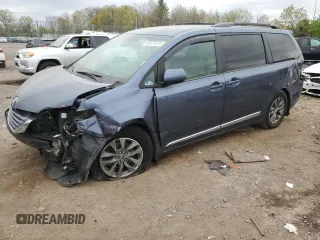 2016 Toyota Sienna LE AAS with VIN 5TDKK3DC5GS747769, listed as a Copart auction lot 53871075 with 379,303 mi miles and Salvage Title. Bid and sale history available at carsss.com. Image 1.