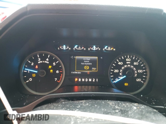 2016 Ford F-150 XLT with VIN 1FTEW1EFXGKF02911, listed as a Copart auction lot 57268625 with 114,794 mi miles and Salvage title. Bid and sale history available at DreamBid. Image 9.
