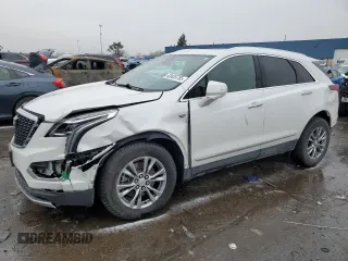 2021 Cadillac XT5 FWD Premium Luxury z VIN 1GYKNCR45MZ193145, wystawiony jako Copart lot #43435755 z przebiegiem 39 181 mil mil oraz Czysty tytuł • Clean title. Historia ofert i sprzedaży dostępna na DreamBid. Obrazek 1.