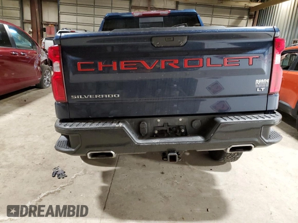 2021 Chevrolet Silverado 1500 LT Trail Boss with VIN 1GCPYFED1MZ256526, listed as a Copart auction lot 47213575 with 50,588 mi miles and Salvage Title. Bid and sale history available at DreamBid. Image 6.