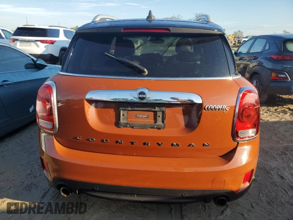 2017 MINI Countryman Cooper S with VIN WMZYT5C34H3D80809, listed as a Copart auction lot 73849884 with 0 mi miles and Salvage Title. Bid and sale history available at carsss.com. Image 6.