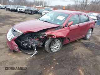 2013 Chrysler 200 LX with VIN 1C3CCBAG9DN736315, listed as a IAAI auction lot 41312803 with 78,344 mi miles. Bid and sale history available at carsss.com. Image 2.