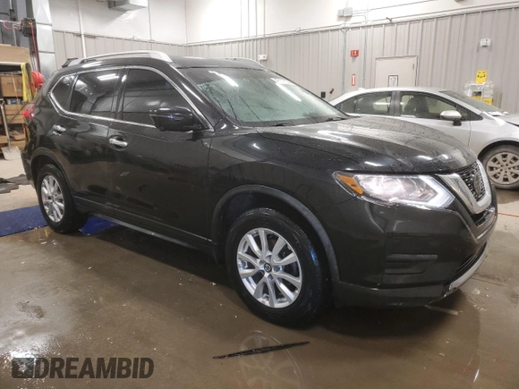 2018 Nissan Rogue SV with VIN KNMAT2MV3JP540464, listed as a Copart auction lot 46167135 with 90,639 mi miles and Salvage Title. Bid and sale history available at carsss.com. Image 4.