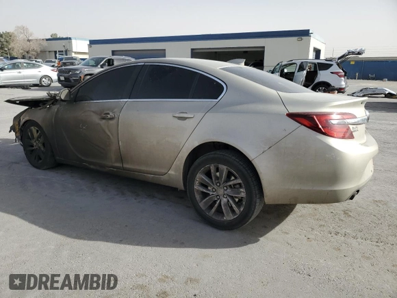 2016 Buick Regal with VIN 2G4GK5EX5G9206583, listed as a Copart auction lot 47854735 with 0 mi miles and Salvage Title. Bid and sale history available at carsss.com. Image 2.