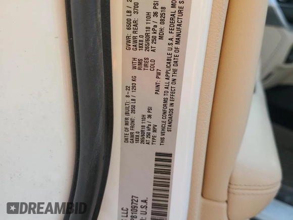 2023 Jeep Grand Cherokee Limited z VIN 1C4RJKBG2P8109727, wystawiony jako Copart lot #51298865 z przebiegiem 71 458 mil mil oraz Szkoda całkowita • Salvage title. Historia ofert i sprzedaży dostępna na DreamBid. Obrazek 13.