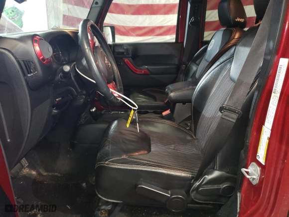 2013 Jeep Wrangler Unlimited Freedom Edition with VIN 1C4BJWDG5DL579913, listed as a Copart auction lot 42807725 with 151,081 mi miles and Salvage Title. Bid and sale history available at carsss.com. Image 7.