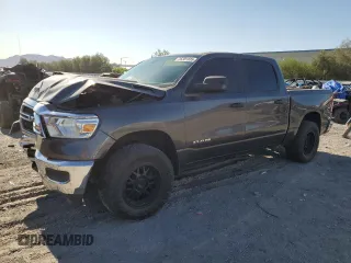 2019 Ram 1500 Tradesman with VIN 1C6RREGT7KN604393, listed as a Copart auction lot 55301835 with 75,831 mi miles and Salvage title. Bid and sale history available at DreamBid. Image 1.