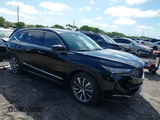 2025 Acura MDX w/Technology Package with VIN 5J8YD9H49SL003503, listed as a IAAI auction lot 41664451 with 3,574 mi miles. Bid and sale history available at carsss.com. Image 1.