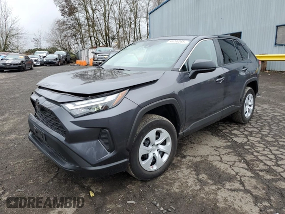 2023 Toyota RAV4 LE z VIN 2T3F1RFV6PW382944, wystawiony jako Copart lot #46296265 z przebiegiem 16 668 mil mil oraz Szkoda całkowita • Salvage title. Historia ofert i sprzedaży dostępna na DreamBid. Obrazek 1.