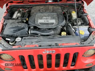 2014 Jeep Wrangler Unlimited Rubicon X with VIN 1C4BJWFG9EL322266, listed as a Copart auction lot 54381095 with 126,850 mi miles and Salvage title. Bid and sale history available at DreamBid. Image 12.