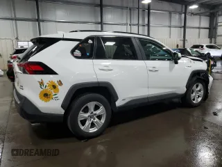 2019 Toyota RAV4 Hybrid XLE with VIN 2T3RWRFV1KW016526, listed as a Copart auction lot 61466435 with 64,255 mi miles and Salvage title. Bid and sale history available at DreamBid. Image 3.