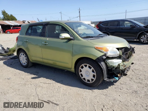2009 Scion xD with VIN JTKKU10439J048050, listed as a Copart auction lot 57972925 with 104,405 mi miles and Salvage title. Bid and sale history available at DreamBid. Image 4.