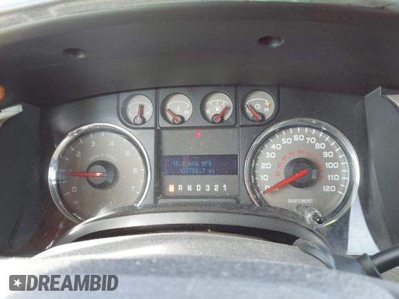 2009 Ford F-150 XL with VIN 1FTPW14V29FA94319, listed as a IAAI auction lot 41837386 with 103,708 mi miles and . Bid and sale history available at DreamBid. Image 7.
