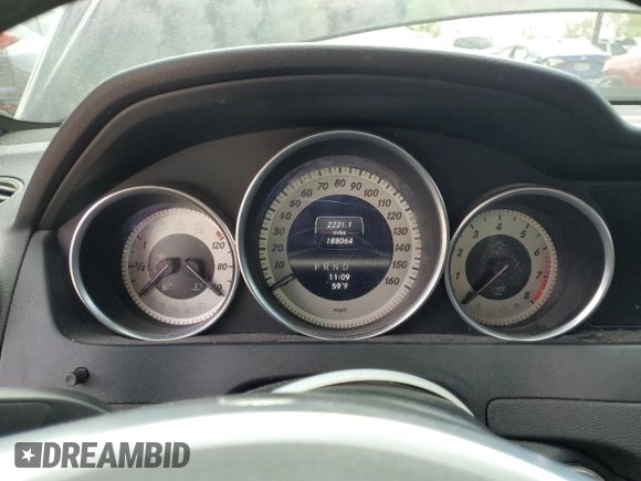 2013 Mercedes-Benz C 300 Sport with VIN WDDGF8AB4DR254068, listed as a Copart auction lot 56369425 with 188,064 mi miles and Clean Title. Bid and sale history available at DreamBid. Image 9.