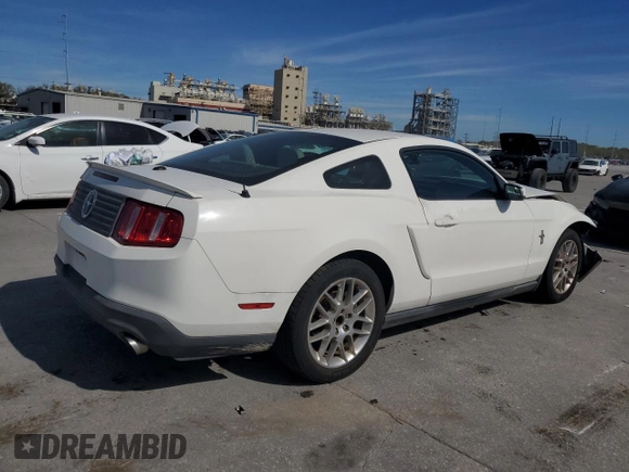 2012 Ford Mustang V6 Premium with VIN 1ZVBP8AM0C5266997, listed as a Copart auction lot 49770735 with 193,407 mi miles and Salvage Title. Bid and sale history available at carsss.com. Image 3.
