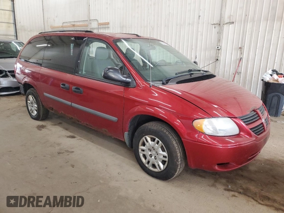 2007 Dodge Grand Caravan SE z VIN 1D4GP24R97B187092, wystawiony jako Copart lot #55498385 z przebiegiem 248 645 mil mil oraz Szkoda całkowita • Salvage title. Historia ofert i sprzedaży dostępna na DreamBid. Obrazek 4.
