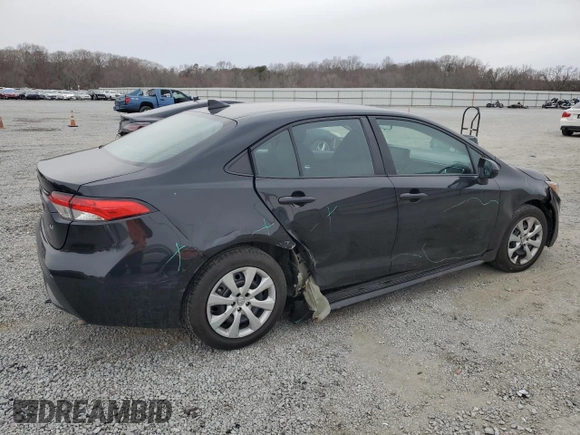 2022 Toyota Corolla LE with VIN 5YFEPMAE2NP352710, listed as a Copart auction lot 47871015 with 72,285 mi miles and Salvage Title. Bid and sale history available at carsss.com. Image 3.