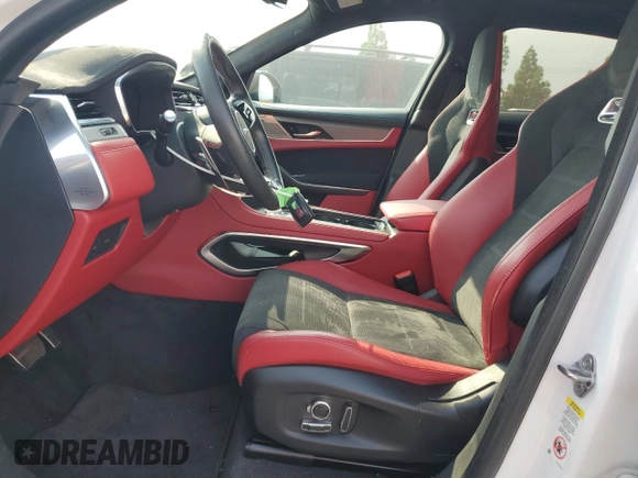 2023 Jaguar F-Pace SVR with VIN SADCZ2EE4PA708358, listed as a Copart auction lot 72276874 with 17,889 mi miles and Salvage Title. Bid and sale history available at DreamBid. Image 7.