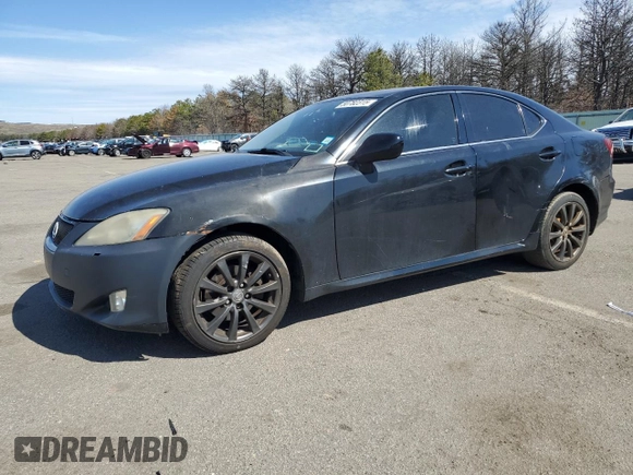 2007 Lexus IS 250 with VIN JTHCK262X72018577, listed as a Copart auction lot 50782315 with 108,024 mi miles and Salvage Title. Bid and sale history available at carsss.com. Image 1.