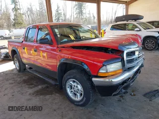 2001 Dodge Dakota Sport with VIN 1B7GL2AN81S106374, listed as a IAAI auction lot 41435940 with 183,540 mi miles. Bid and sale history available at carsss.com. Image 1.
