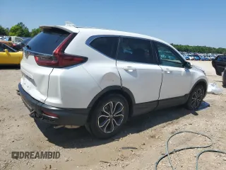 2021 Honda CR-V EX-L with VIN 5J6RW1H87ML007953, listed as a Copart auction lot 51735475 with 43,150 mi miles and Salvage Title. Bid and sale history available at carsss.com. Image 3.