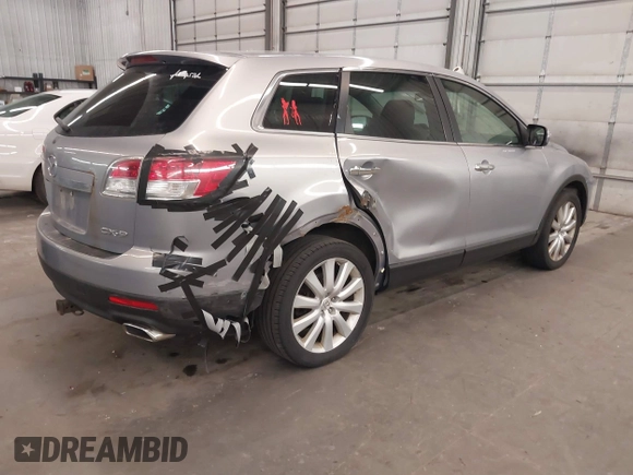 2008 Mazda CX-9 Grand Touring with VIN JM3TB38A980149614, listed as a IAAI auction lot 41845617 with 214,846 mi miles. Bid and sale history available at carsss.com. Image 4.