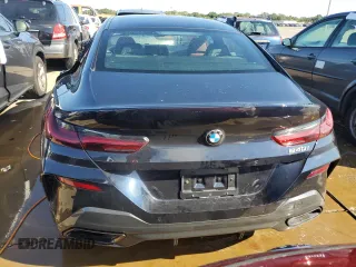 2024 BMW 8 Series 840i with VIN WBAGV2C03RCN18605, listed as a Copart auction lot 73822414 with 0 mi miles and Salvage Title. Bid and sale history available at carsss.com. Image 6.
