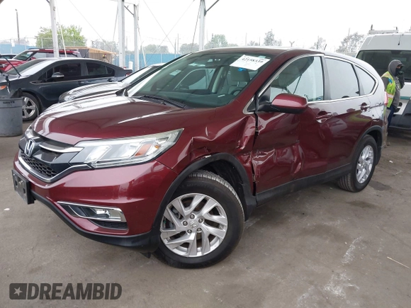 2015 Honda CR-V EX with VIN 2HKRM3H5XFH532199, listed as a IAAI auction lot 42158339 with 41,870 mi miles and . Bid and sale history available at carsss.com. Image 2.