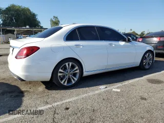 2018 Mercedes-Benz C C 300 with VIN 55SWF4JB2JU280151, listed as a Copart auction lot 52214645 with 94,386 mi miles and Salvage Title. Bid and sale history available at carsss.com. Image 3.