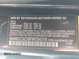 2015 MINI Countryman S with VIN WMWZC3C58FWT04316, listed as a IAAI auction lot 42525698 with 97,046 mi miles and . Bid and sale history available at DreamBid. Image 9.