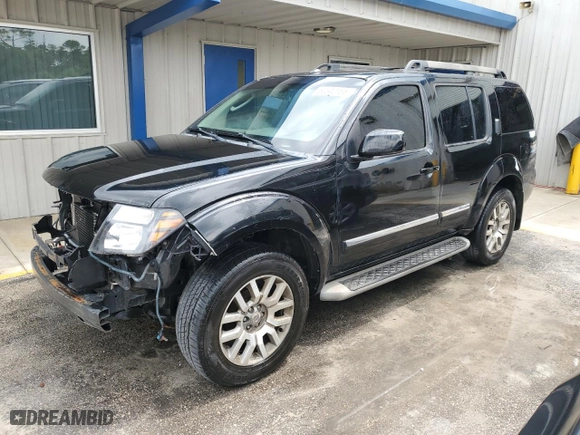 2011 Nissan Pathfinder LE with VIN 5N1AR1NB6BC617457, listed as a Copart auction lot 50340185 with 161,618 mi miles and Salvage Title. Bid and sale history available at carsss.com. Image 1.