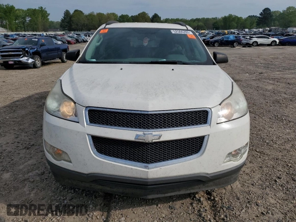 2012 Chevrolet Traverse LS z VIN 1GNKRFED5CJ424437, wystawiony jako Copart lot #52566285 z przebiegiem 155 019 mil mil oraz Szkoda całkowita • Salvage title. Historia ofert i sprzedaży dostępna na DreamBid. Obrazek 5.