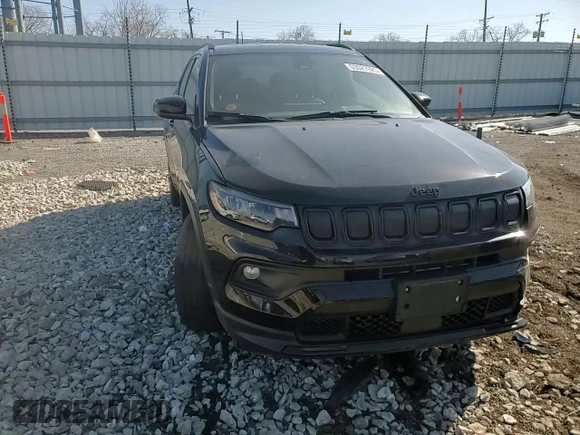 2022 Jeep Compass Altitude with VIN 3C4NJCBB2NT187786, listed as a Copart auction lot 53027925 with 45,894 mi miles and Salvage title. Bid and sale history available at DreamBid. Image 11.