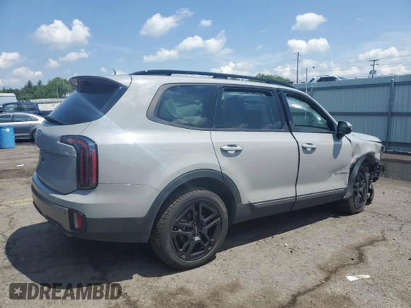 2023 Kia Telluride SX Prestige с VIN 5XYP5DGC2PG374203, выставлен на аукционе Copart как лот 58566825 с пробегом 60 658 миль миль и Списание • Salvage title. История ставок и продаж доступна на DreamBid. Изображение 3.