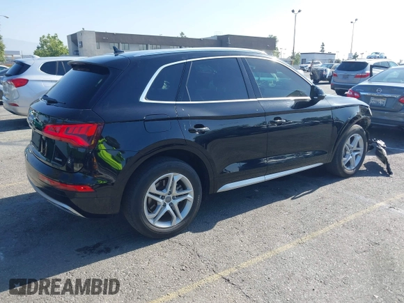 2019 Audi Q5 Premium with VIN WA1ANAFY2K2122904, listed as a IAAI auction lot 42262456 with 114,742 mi miles and . Bid and sale history available at DreamBid. Image 4.