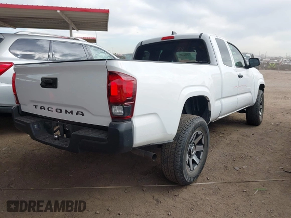 2022 Toyota Tacoma SR with VIN 3TYRX5GNXNT056019, listed as a IAAI auction lot 42026358 with 40,750 mi miles and . Bid and sale history available at DreamBid. Image 4.
